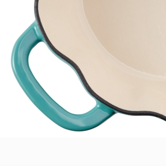 ❤️ New Teal 3.5 Qt Pumpkin Dutch Oven by The Pioneer Woman - Picture 2 of 7
